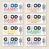 Baseball Team Snack Labels - Your Choice of Color