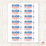 Soccer Team Snack Labels - Your Choice of Color