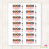 Basketball Team Snack Labels - Your Choice of Color