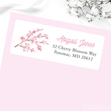Cherry Blossoms Address Labels