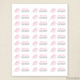 Cherry Blossoms Address Labels