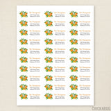 Oranges Address Labels