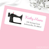 Sewing Machine Address Labels
