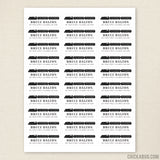 Train Address Labels