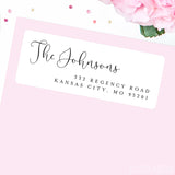 Chic Script Address Labels