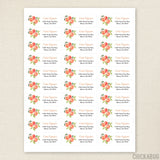 Peaches Address Labels