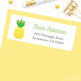 Pineapple Address Labels