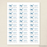 Airplane Address Labels