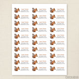 Squirrel Address Labels