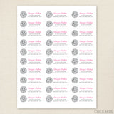 Disco Ball Address Labels
