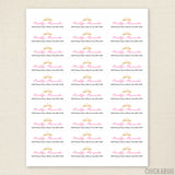 Princess Crown Address Labels