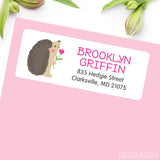 Hedgehog Address Labels