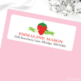 Strawberry Address Labels