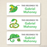 Reptiles "This Belongs To" Labels