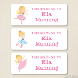 Blonde Ballerina "This Belongs To" Labels