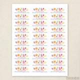 Watercolor Fruit Address Labels