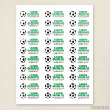 Soccer Address Labels