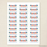 Train Address Labels