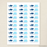 Shark Address Labels