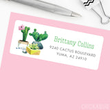 Cactus Address Labels