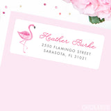 Flamingo Address Labels