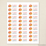 Autumn Pumpkin Address Labels