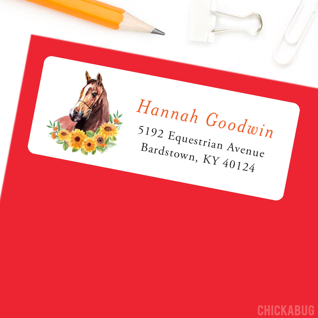 Sport Horse Racng & Jockey Return Address Labels | Zazzle