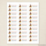 Horse and Flowers Address Labels