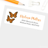 Monarch Butterflies Address Labels
