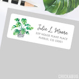 Potted Plant Address Labels