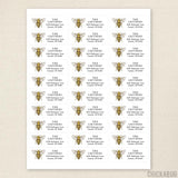 Bee Address Labels