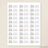 Hydrangea Address Labels
