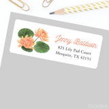 Lily Pad Address Labels