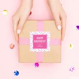 Pink Sprinkles Gift Labels