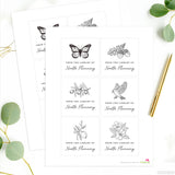 Woodland Woodcuts "From The Library Of" Bookplate Labels