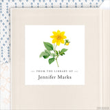 Vintage Floral "From The Library Of" Bookplate Labels