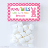 Pink "Bunny Tails" Easter Paper Tags and Bags