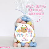 Eggs and Basket Easter Stickers