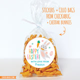 Bunny and Carrot Easter Stickers