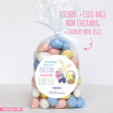 "Eggstra Special" Bunny and Eggs Easter Stickers