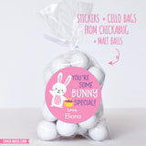 "You're Some Bunny Special" Pink Easter Stickers