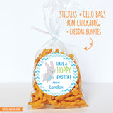 "Have a Hoppy Easter" Stickers - Blue