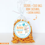 "Some Bunny Thinks You're Special" Blue Easter Stickers