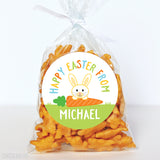 Bunny on a Carrot Easter Stickers