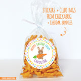 "Hoppy Easter" Bunny Stickers