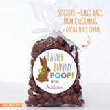 "Bunny Poop" Easter Stickers