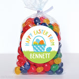 Blue Easter Basket Stickers