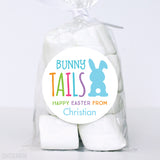 Blue "Bunny Tails" Easter Stickers