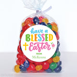 "Have a Blessed Easter" Religious Easter Stickers
