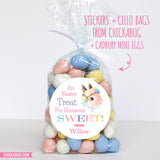 Pink "An Easter Treat for Someone Sweet" Stickers